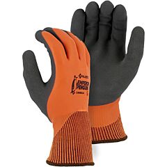 Majestic 3398Dlo Winter Lined Nylon Gloves With Closed-Cell Sandy Latex Palm