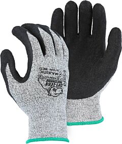 Majestic 35-1550 Cut-Less Watchdog Knit Gloves With Crinkle Latex Palm