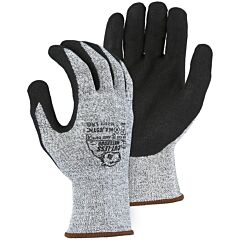 Majestic 35-1575 Cut-Less, Sandy Nitrile Plam, Korplex Cut Resistant Gloves, Ansi A4