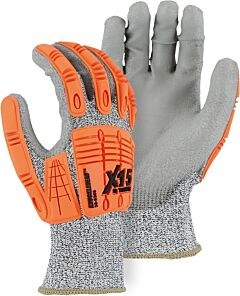 Majestic 35-5305 X15 Cut & Impact Resistant Gloves With Polyurethane Coating