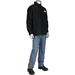 West Chester 7050B Fr Treated 100% Cotton Sateen Jacket, Black
