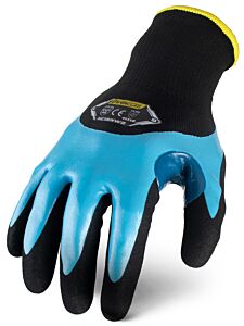 Ironclad Kc1Snw2 Knit A2 Insulated Nylon Sandy Nitrile 3/4 Touch, Vending Pack Gloves