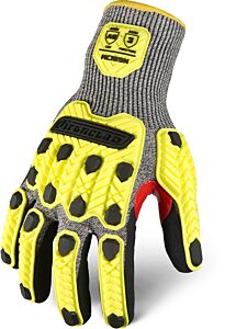 Ironclad Kci5Sn Knit A5 Sandy Nitrile Impact Touch Gloves