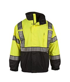 Neese 9460Jh Responder Bomber Jacket, Class 3, Hi-Vis, Yellow