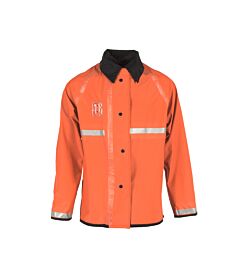 Neese 447Rjh3M Reversible Jacket Pvc/Nylon, Non-Ansi, Hi-Vis, Orange/Black