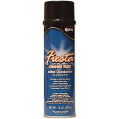 Questvapco 313001 Fiesta Jelled Deodorizer, Orange Twist, Case Of 12 - 15 Oz Aerosol Cans