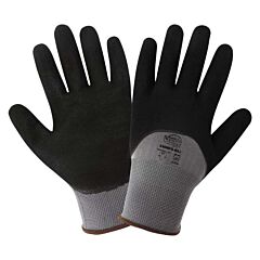 Global Glove Tsunami Grip 530Mfg Double-Dipped Mach Finish Nitrile Coated Anti-Static/Electrostatic Compliant Gloves, Cut Level A1
