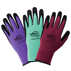 Global Glove Tsunami Grip Xft 578Xft Variety Pack Of Xtreme Foam Technology Coated Nylon Gloves, Cut Level A1