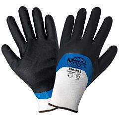 Global Glove Tsunami Grip 590 Double-Nitrile-Coated Anti-Static/Electrostatic Compliant Cut Resistant Gloves, Cut Level A1