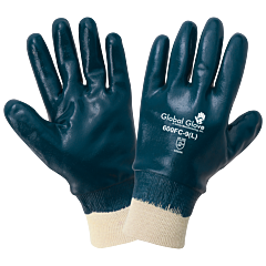 Global Glove 600Fc Premium Solid Nitrile Fully Coated Two-Piece Jersey Gloves