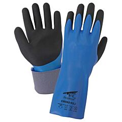 Global Glove Frogwear Cr592 Double-Dipped Nitrile, Supported, Chemical Cut Resistant Gloves, Cut Level A5