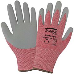 Global Glove Samurai Glove Cr855 Tuffalene® Uhmwpe Cut Resistant 13-Gauge Gloves With A Silicone-Coated Palm, Cut Level A5