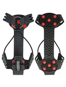 Global Glove Ice Gripster Itr3610 Adjustable Anti-Slip Traction Cleats With Carbon Steel Studs