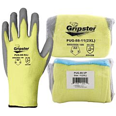 Global Glove Gripster Pug-88-Vp Samurai Glove® Vend-Pack Polyurethane-Coated Cut Resistant Gloves, Cut Level A2