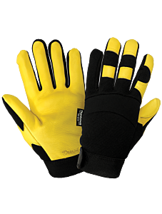 Global Glove Sg7700In Premium-Grade Grain Deerskin Leather Palm, Low Temperature, Waterproof, Insulated Gloves