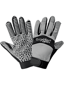 Global Glove Gripster Sg9003 Synthetic Leather Palm Performance Mechanics Style Gloves With A Silicone Patterned Palm And Spandex Back