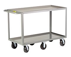 Little Giant 2Gl6W-2448-6Ph Heavy-Duty Shelf Truck; 6 Wheel Quick Turn, 24"W X 48"L, 3600 Lb Capacity