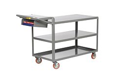 Little Giant 3Lg-2436-Ws-P-Bk Order Picking Truck, 24"W X 36"L, 1200 Lb Capacity