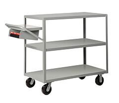 Little Giant 3M-3048-6Ph-Wsp Multi-Shelf Order Picking Truck, 30"W X 48"L, 3600 Lb Capacity