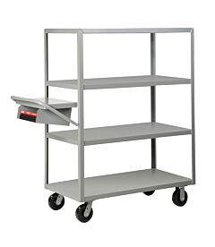 Little Giant 4M-2448-6Ph-Wsp Multi-Shelf Order Picking Truck, 24"W X 48"L, 3600 Lb Capacity