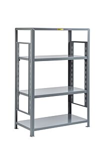 Little Giant 4Sh-A-2436-72 Heavy-Duty Adjustable Steel Shelving, 24"W X 36"L, 6000 Lb Capacity