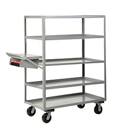 Little Giant 5Ml-3060-6Ph-Wsp Multi-Shelf Order Picking Truck, 30"W X 60"L, 3600 Lb Capacity