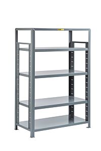 Little Giant 5Sh-A-2448-72 Heavy-Duty Adjustable Steel Shelving, 24"W X 48"L, 7500 Lb Capacity