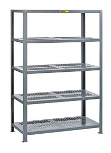 Little Giant 5Shp-2460-72 Perforated Welded Steel Shelving, 24"W X 60"L