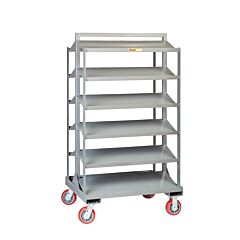Little Giant 6Bc-3036-6Py Sloped Shelf Bin Cart, 30X36