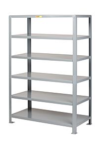 Little Giant 6Sh-2460-72 Heavy-Duty Welded Steel Shelving, 24"W X 60"L, 12000 Lb Capacity