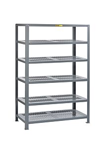 Little Giant 6Shp-2460-72 Perforated Welded Steel Shelving, 24"W X 60"L