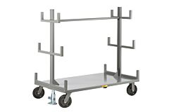 Little Giant Brt3660-2R8Phfl Portable Bar; Pipe Truck, 48"W X 30"L, 5000 Lb Capacity