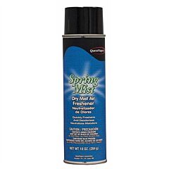 Questvapco 334001 Dry Mist Air Freshener, Spring Mist, Case Of 12 - 10 Oz Aerosol Cans