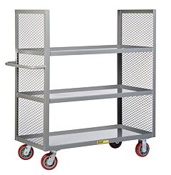 Little Giant Det3L-3048-6Py 2-Sided Shelf Trucks, 30"W X 48"L, 3600 Lb Capacity