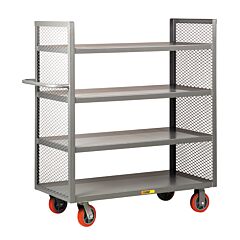 Little Giant Det4L-2460-6Py 2-Sided Shelf Trucks, 24"W X 60"L, 3600 Lb Capacity
