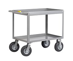 Little Giant Ds-2436X3-9P Cushion Load Deep Shelf Truck, 24"W X 36"L, 1200 Lb Capacity
