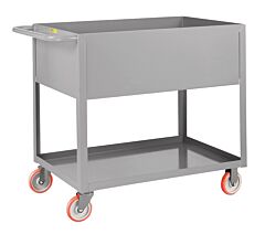 Little Giant Ds2448X12-5Py 12-Inch Deep Shelf Truck, 24"W X 48"L, 1200 Lb Capacity