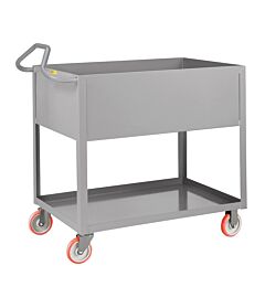 Little Giant Ends2448X12-5Py 12-Inch Deep Shelf Truck With Ergonomic Handle, 24"W X 48"L, 1200 Lb Capacity
