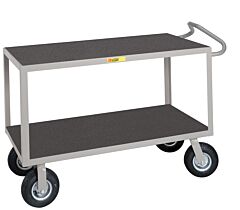 Little Giant Engf-2448-9Pm Ergonomic Handle Instrument Cart, 24"W X 48"L, 1200 Lb Capacity