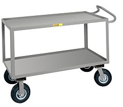 Little Giant Englf-2448-9P Ergonomic Handle Instrument Cart, 24"W X 48"L, 1200 Lb Capacity