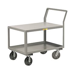 Little Giant Gck-3060-8Ph Sloped Handle Heavy-Duty Utility Cart, 30"W X 60"L, 3600 Lb Capacity