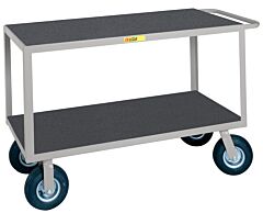 Little Giant Gf-2448-9Pm Flush-Handle Instrument Carts, 24"W X 48"L, 1200 Lb Capacity