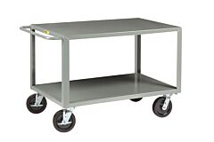 Little Giant Gh3060-8Phkbkpl Extra-Heavy Duty Shelf Truck, 30"W X 60"L, 5000 Lb Capacity