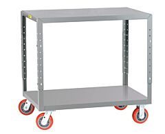 Little Giant Ip-3672-2Ah-6Py Adjustable Height Mobile Table, 35.5" To 47.5"H X 36"D X 72"W, 3600 Lb Capacity