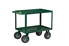 Little Giant Lglp-2436-9P-G Service Cart W/ Perforated Deck, 24"W X 36"L, 1000 Lb Capacity