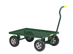 Little Giant Lwp-2436-10-G Nursery Wagon; Perforated Steel Deck, 24"W X 36"L, 1200 Lb Capacity