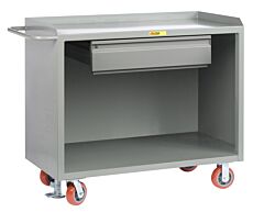 Little Giant Mb-2436-Hdfl Mobile Bench Cabinets With Heavy-Duty Drawer, 41"H X 24"D X 36"W, 3600 Lb Capacity