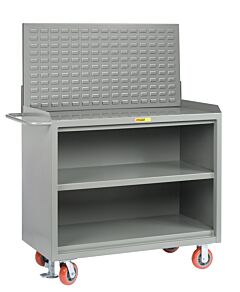 Little Giant Mb3-2436-Fl-Lp Mobile Bench Cabinets, 41"H X 24"D X 36"W, 3600 Lb Capacity
