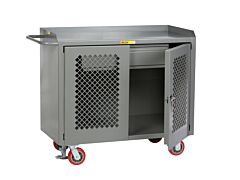Little Giant Mbp2D-2436-Hdfl Mobile Bench Cabinets With Heavy-Duty Drawer, 41"H X 24"D X 36"W, 3600 Lb Capacity