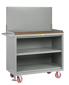 Little Giant Mh3-2436-Fl-Pb Mobile Bench Cabinets, 41"H X 24"D X 36"W, 3600 Lb Capacity